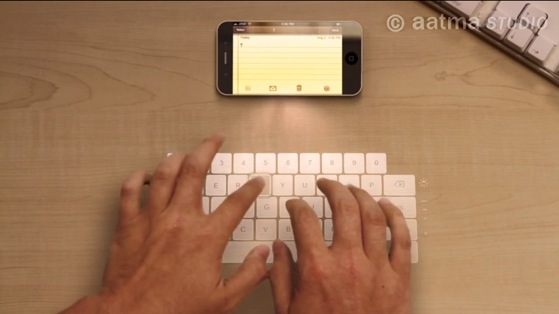iPhone 5 teclado laser iPhone 5 con teclado laser
