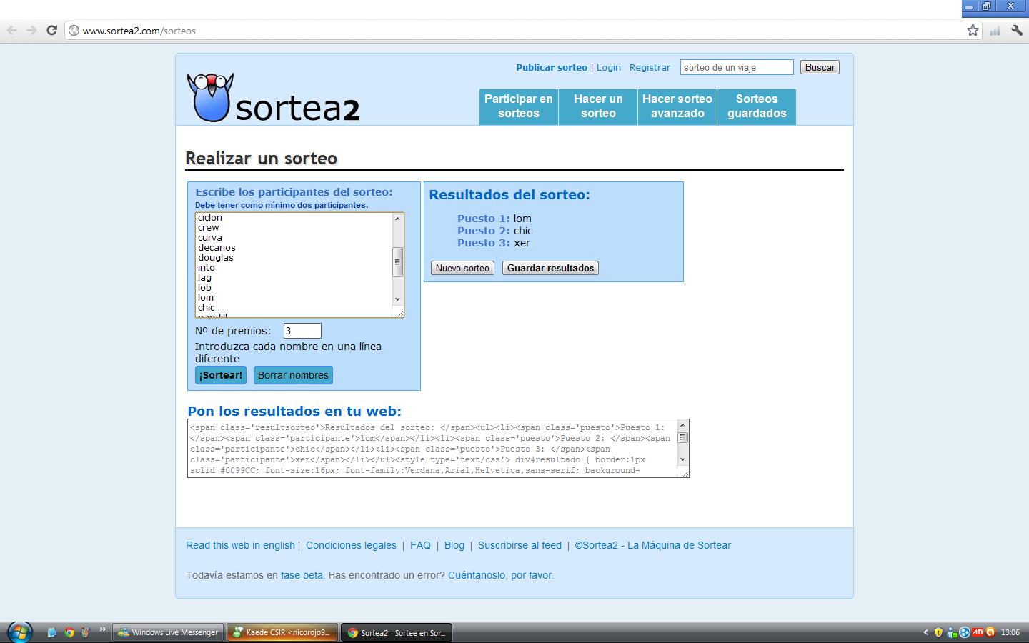 Ganadores del sorteo Dibujo-30ae66e