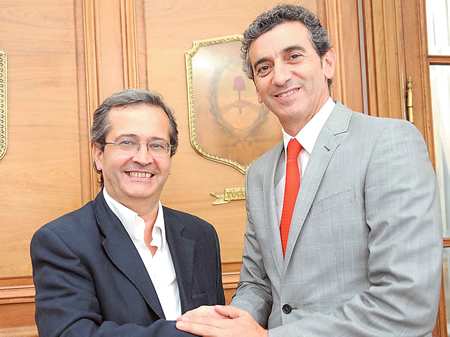 Javier Cantero y Florencio Randazzo